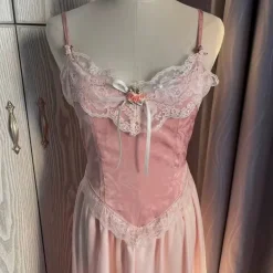 Velvet Fairycore Maxi Dress