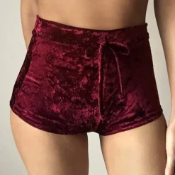Vevet Velour Shorts