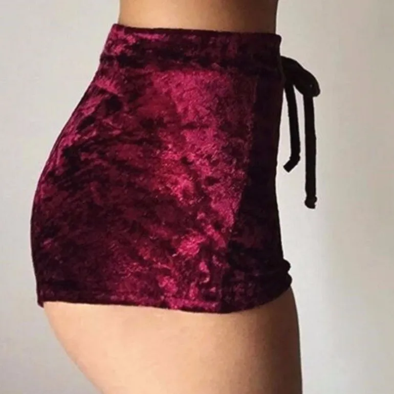 Vevet Velour Shorts