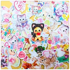 Vintage Animal Sticker Collection