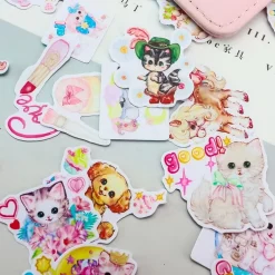 Vintage Animal Sticker Collection