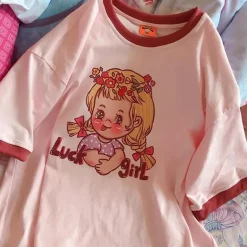 Vintage Lucky Girl Tee
