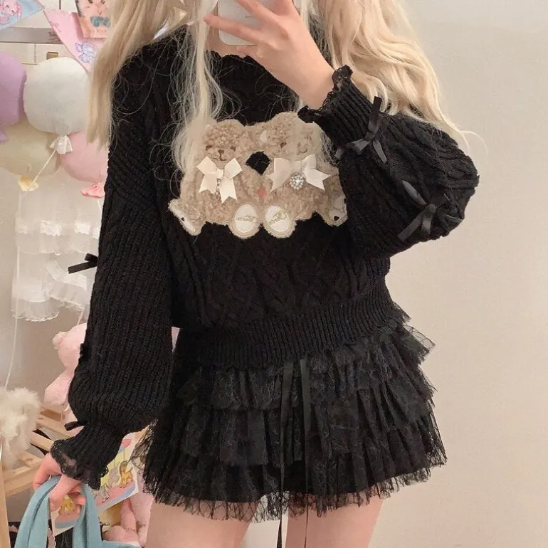 Vintage Teddy Knit Crewneck