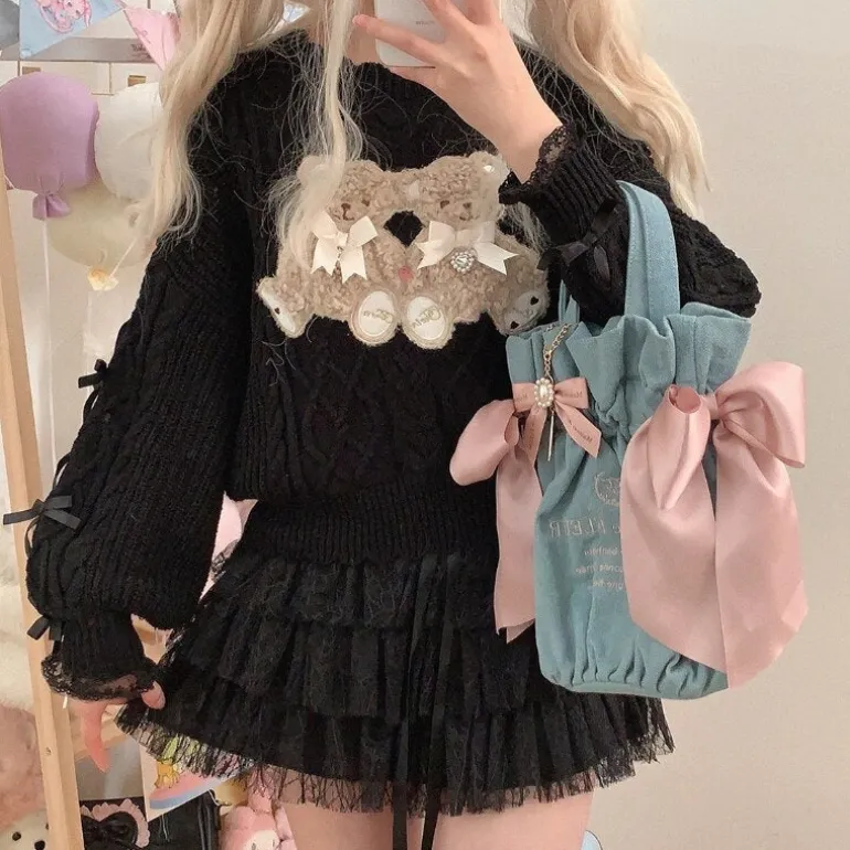 Vintage Teddy Knit Crewneck