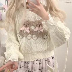 Vintage Teddy Knit Crewneck
