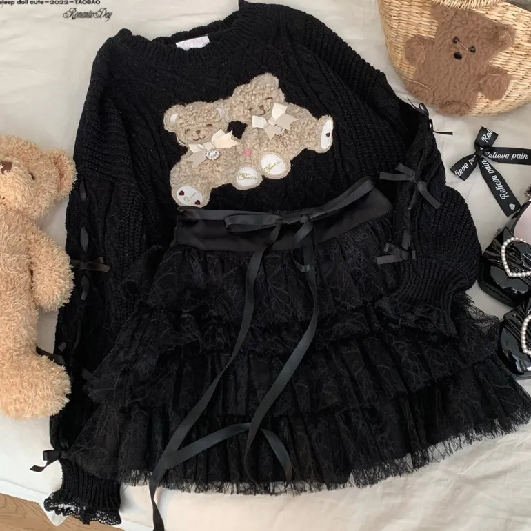 Vintage Teddy Knit Crewneck
