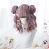 Wavy Bob With Buns Wig