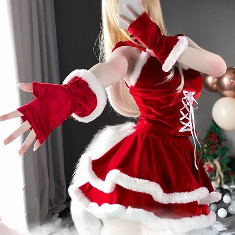 Winter Baby Doll Dress & Costume Set