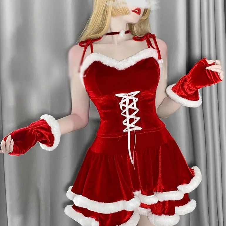Winter Baby Doll Dress & Costume Set