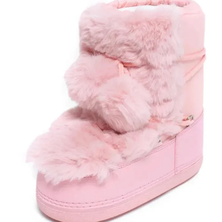 Winter Pom Pom Snow Boots