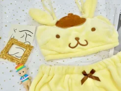 Yellow Puppy Dog Lingerie Set