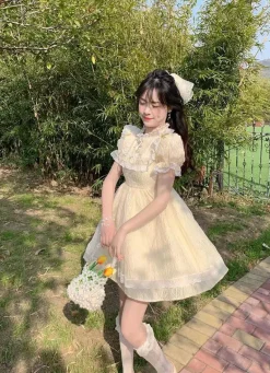 Yellow Sweetheart Dress