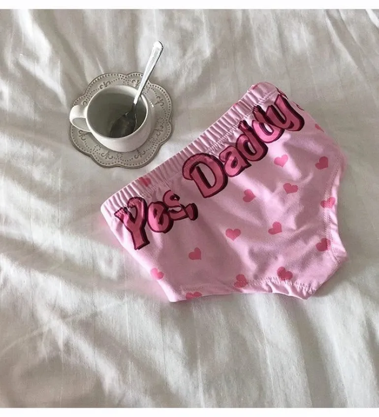 Yes Daddy Heart Panties