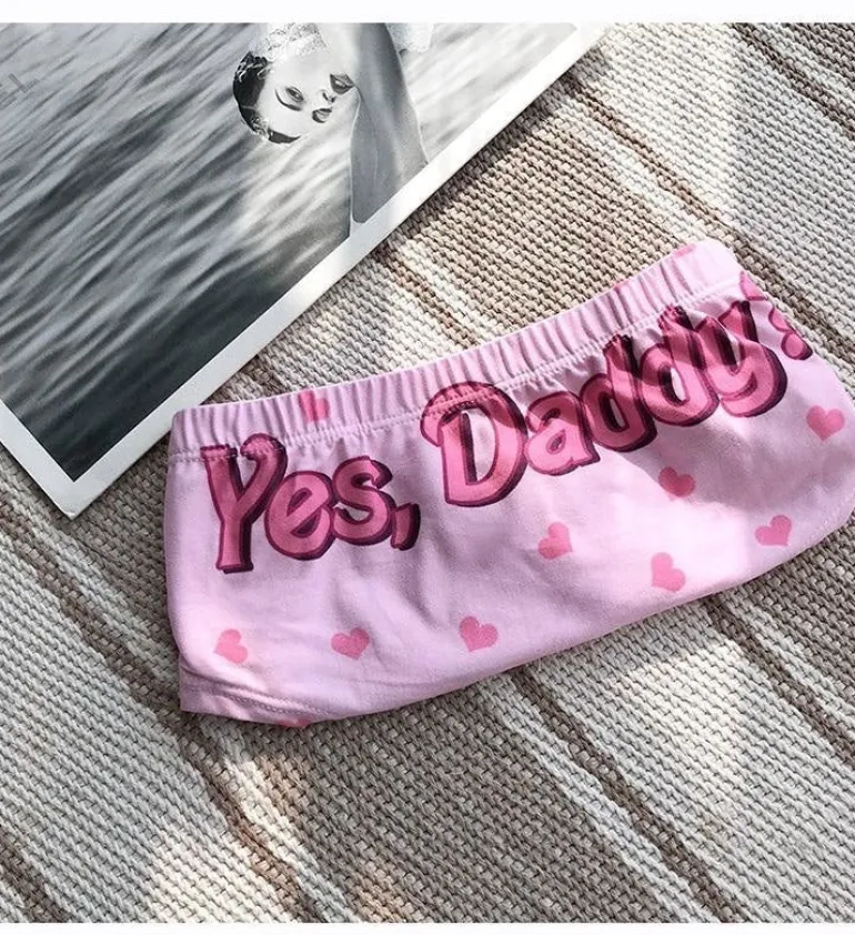 Yes Daddy Heart Panties