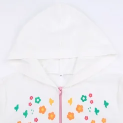 Y2K Floral Zip Up Jacket