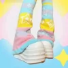 Y2K Star Pastel Leg Warmers