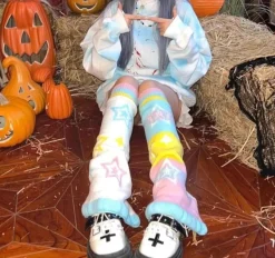 Y2K Star Pastel Leg Warmers