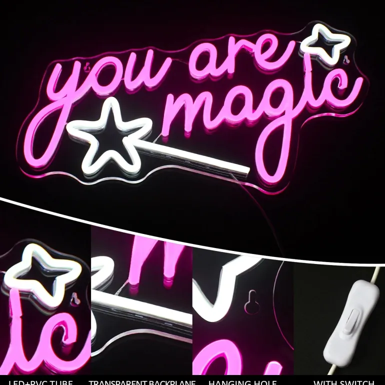 You Are Magic Kawaii LED Sign